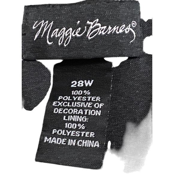 MAGGIE BARNES WO SIZE 28 FLOWEY DRESS PURPLE MAGENTA SEQUIN ACCENTS EUC - Picture 3 of 11